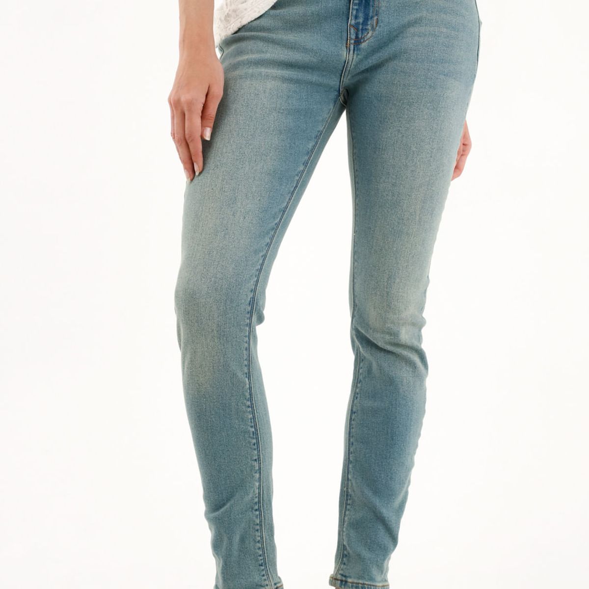 TENNIS - Jean Super Slim azul para mujer