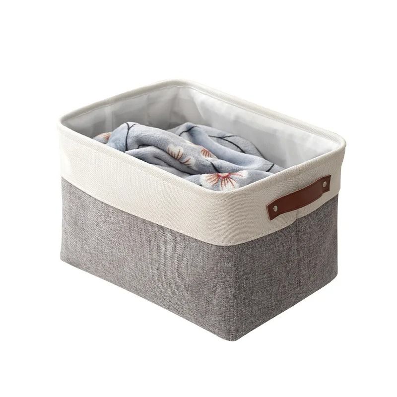 GENERICO - CESTA CESTO ORGANIZADOR PLEGABLE CAJA ALMACENAMIENTO BOLSA