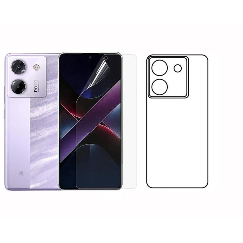 GENERICO - Protector Pantalla Y Trasero Hidrogel Para Xiaomi Poco M7 Pro 5G