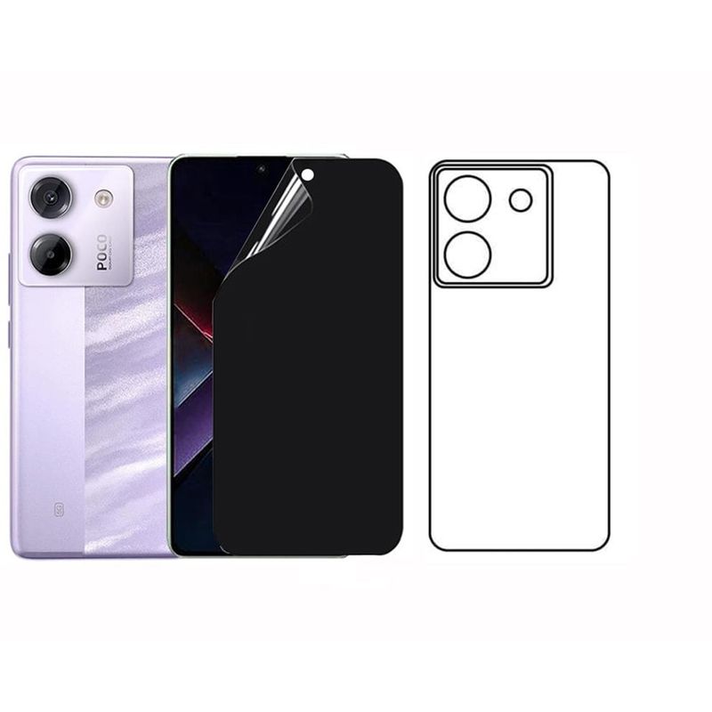 GENERICO - Protector Hidrogel Antiespia + Trasero Hidrogel Xiaomi Poco M7 Pro 5G