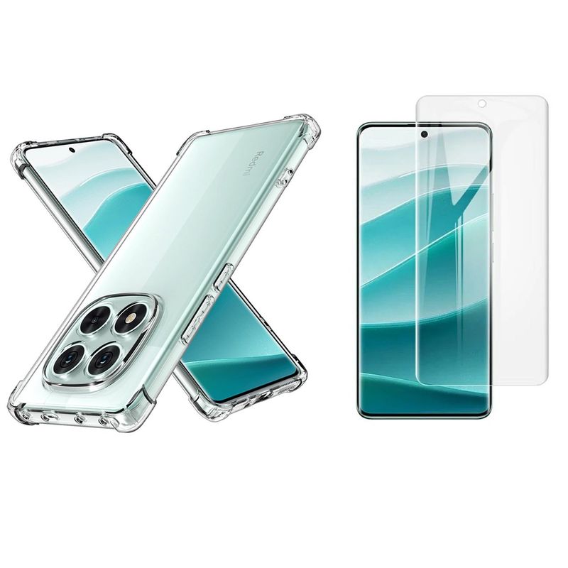 GENERICO - Funda Airbag Antichoque + Hidrogel Xiaomi Redmi Note 14 Pro Plus 5G