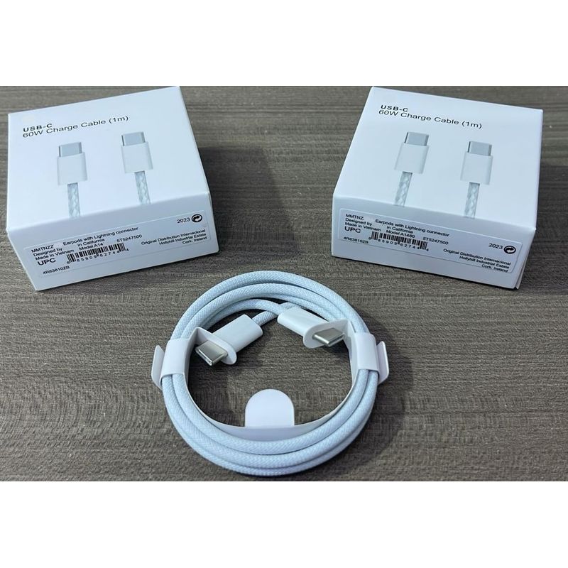 GENERICO - Cable Para Iphone Usb Tipo C A Tipo C 60W Reforzado 1m Carga Rápida