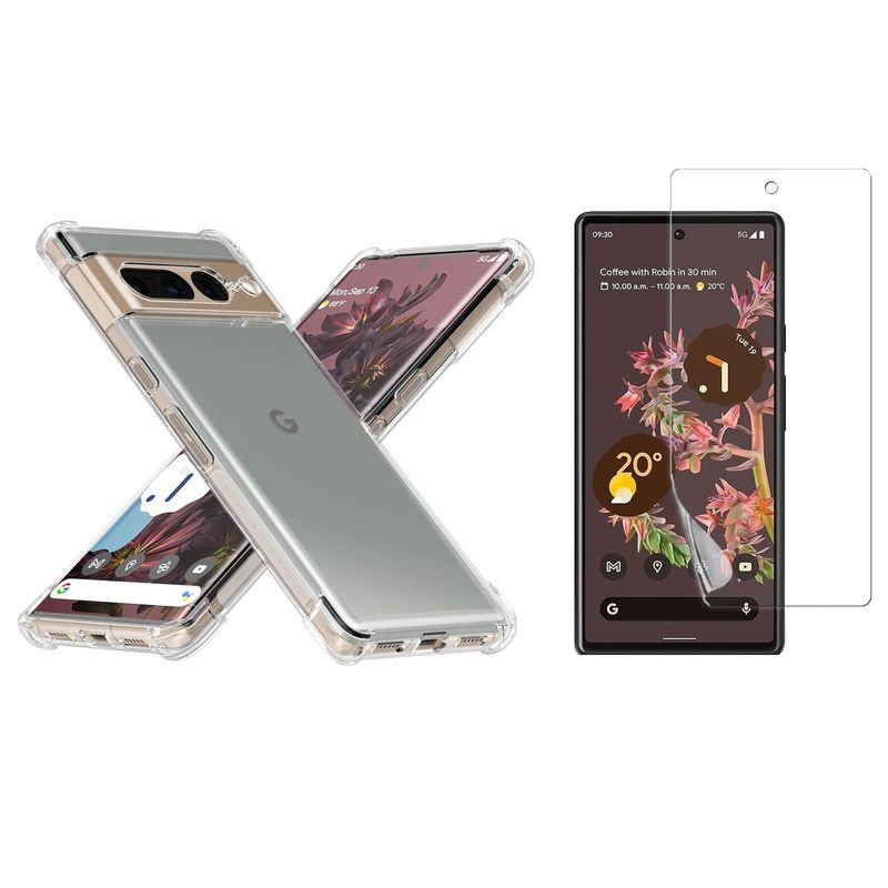GENERICO - Funda Airbag Antichoque + Hidrogel Para Google Pixel 7 pro