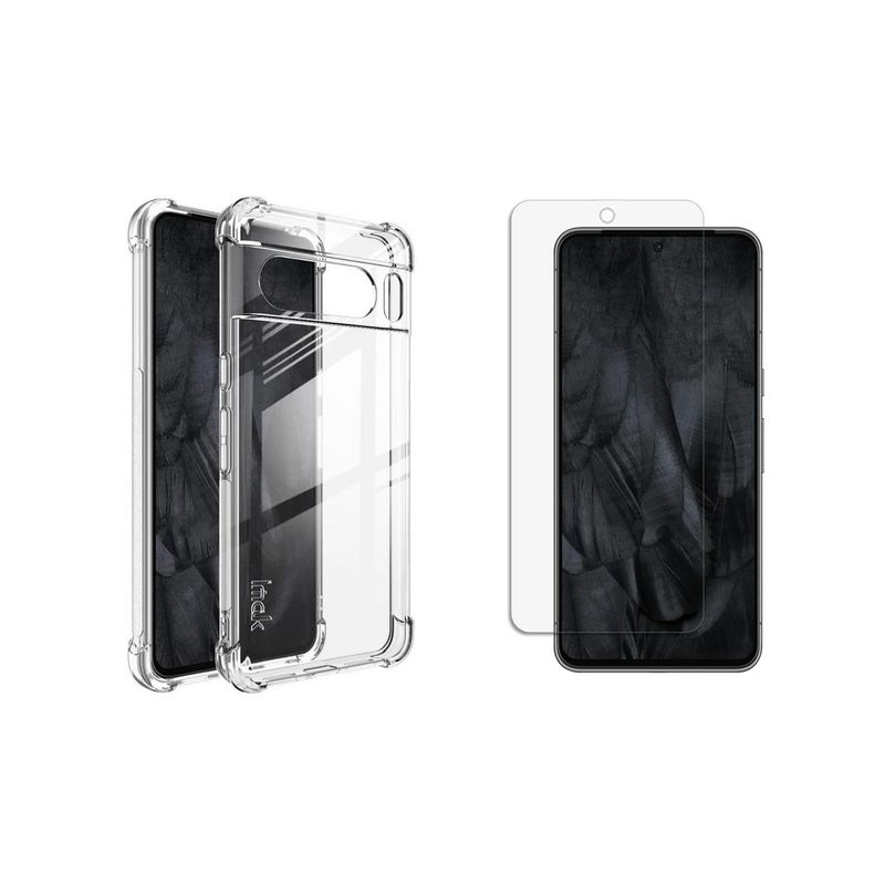 GENERICO - Funda Airbag Antichoque + Vidrio Templado Para Google Pixel 8 Pro