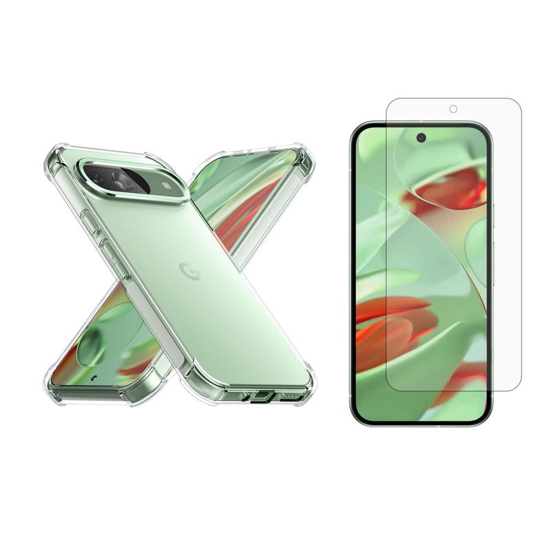 GENERICO - Funda Airbag Antichoque + Vidrio Templado Para Google Pixel 9