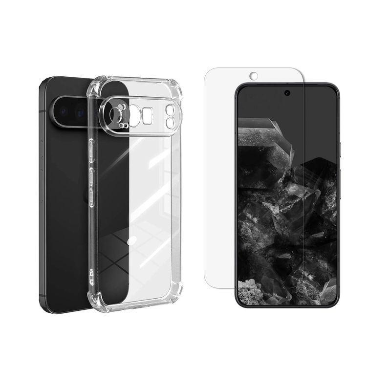 GENERICO - Funda Airbag Antichoque + Vidrio Templado Para Google Pixel 9 Pro XL
