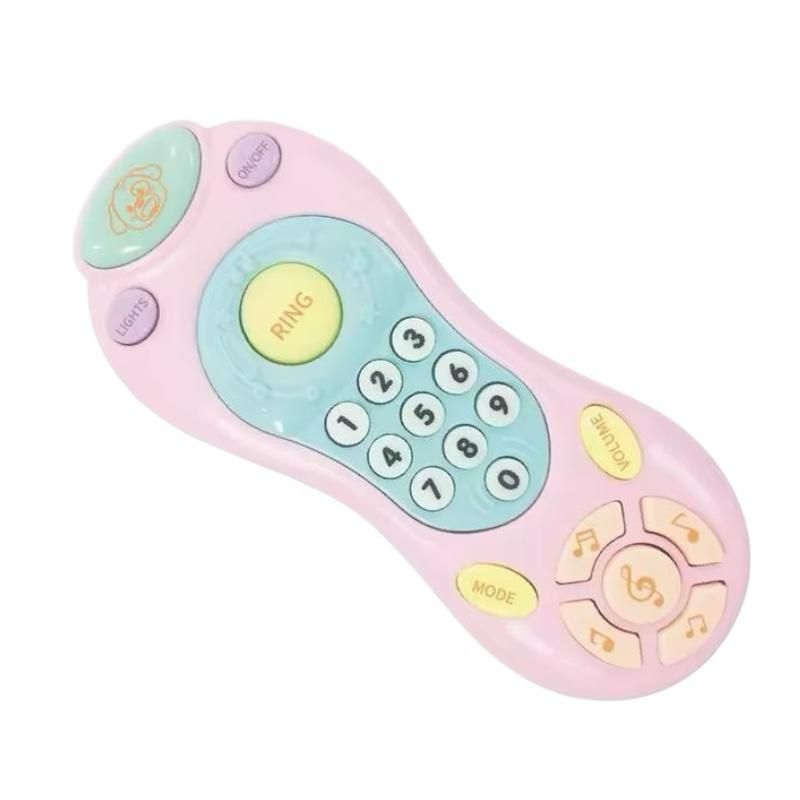 GENERICO - Juguete Teléfono Didáctico Con Luces Y Sonidos Rosa