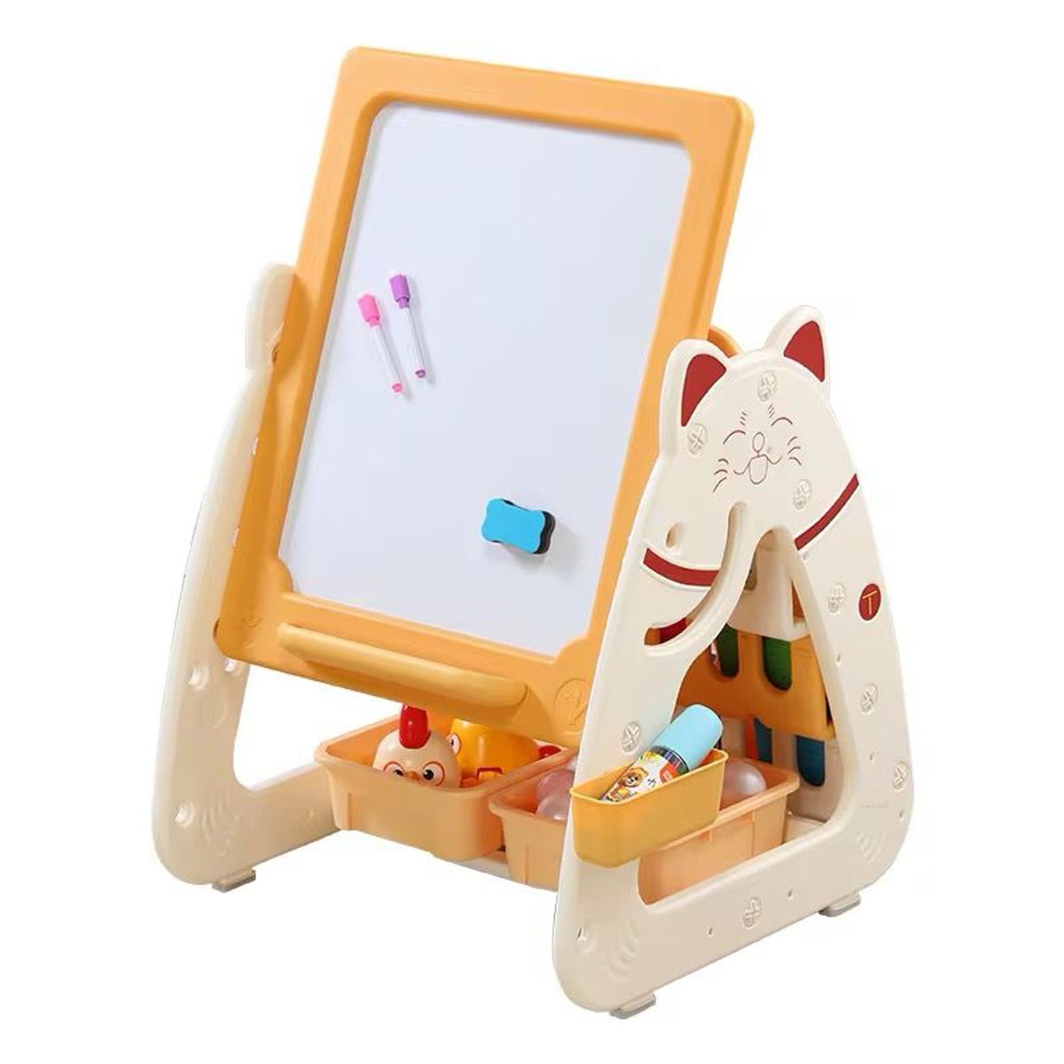 GENERICO - Tablero Acrílico Multifuncional Estante De Libros Naranja