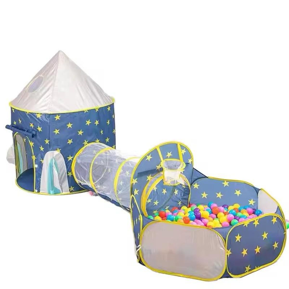 GENERICO - Carpa Tunel Castillo Bebes Nuevo Azul