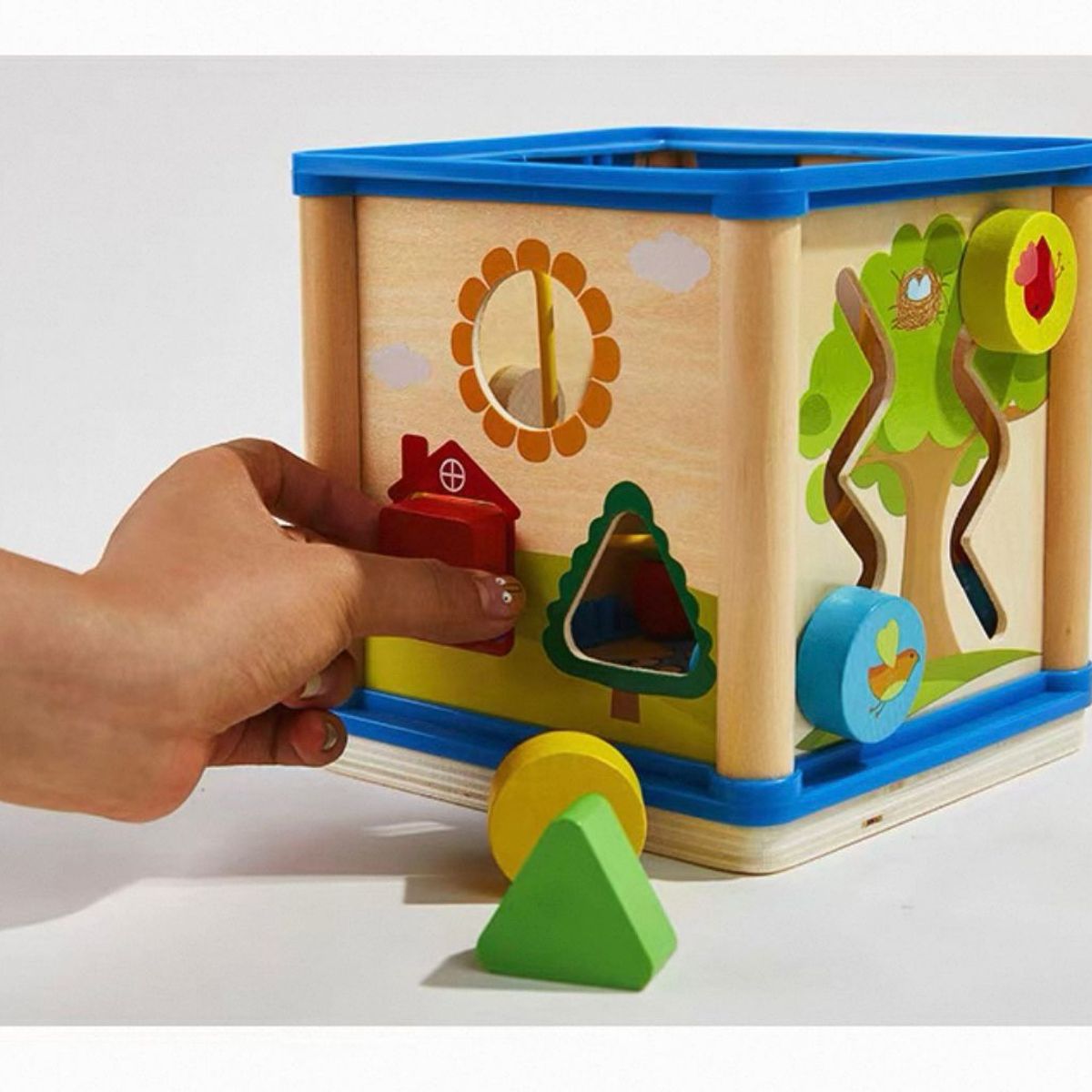 GENERICO - Cubito 5 en 1 Montessori Sensorial Nuevo