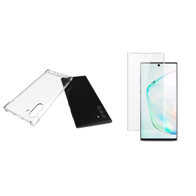 GENERICO - Funda Airbag Antichoque + Hidrogel Para Samsung Note 10