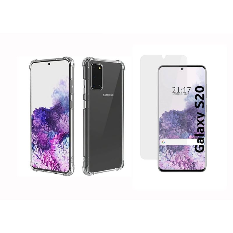 GENERICO - Funda Airbag Antichoque + Hidrogel Para Samsung S20