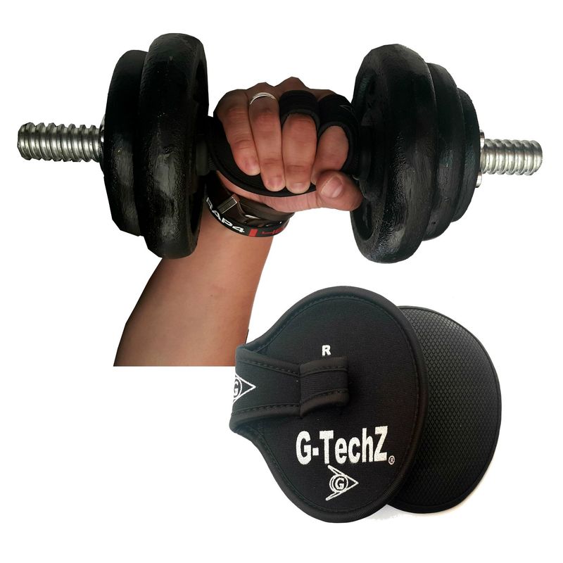 GENERICO - 1 Par Manillas Calleras Protectores De Mano Para Pesas Gtechz