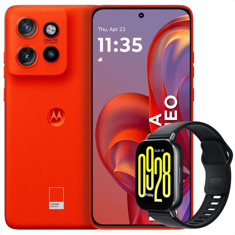 MOTOROLA - Celular Motorola Edge 50 Neo 5G 256GB /8GB Nrj + Watch 5 Active Blk