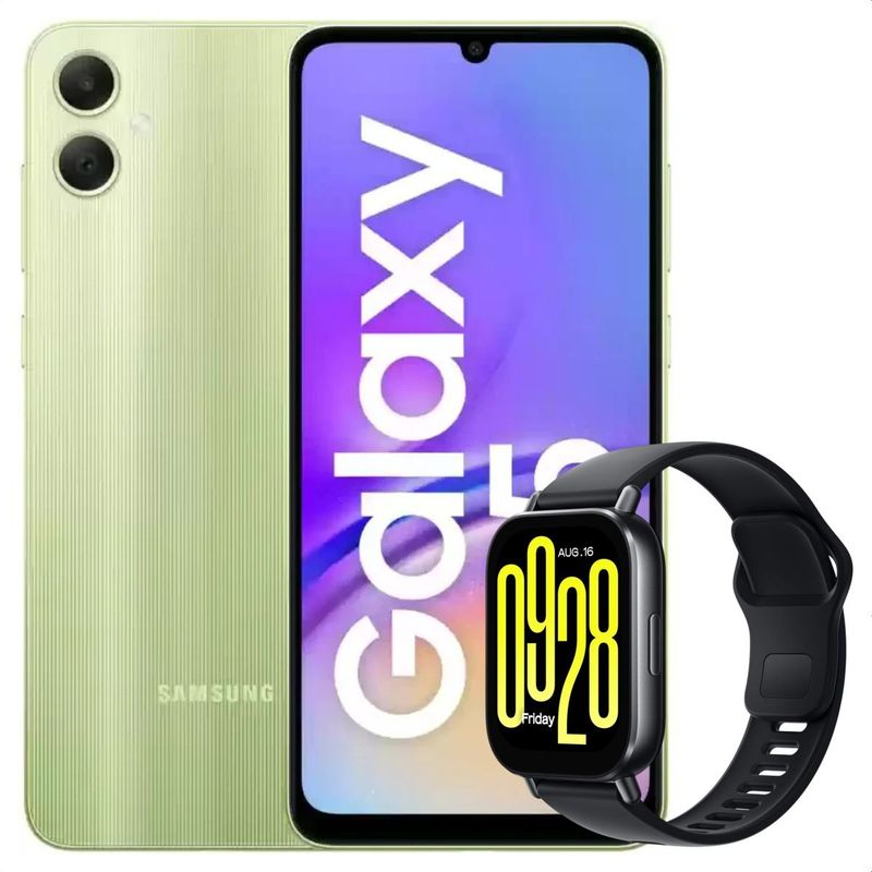 SAMSUNG - Celular Samsung Galaxy A05 128GB /4GB Vrd + Watch 5 Active Blk