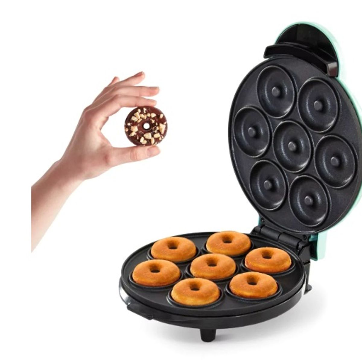 GENERICO - Maquina De Mini Donas Donuts Antiadherente 7 Donas