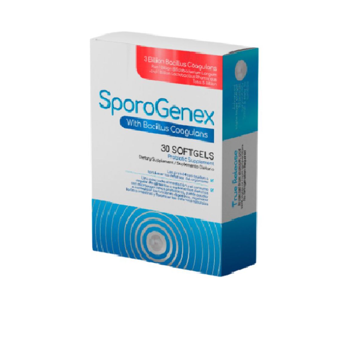 HEALTHY AMERICA - SPOROGENEX WITH BACILUS X 30 CAPSULAS BLANDAS