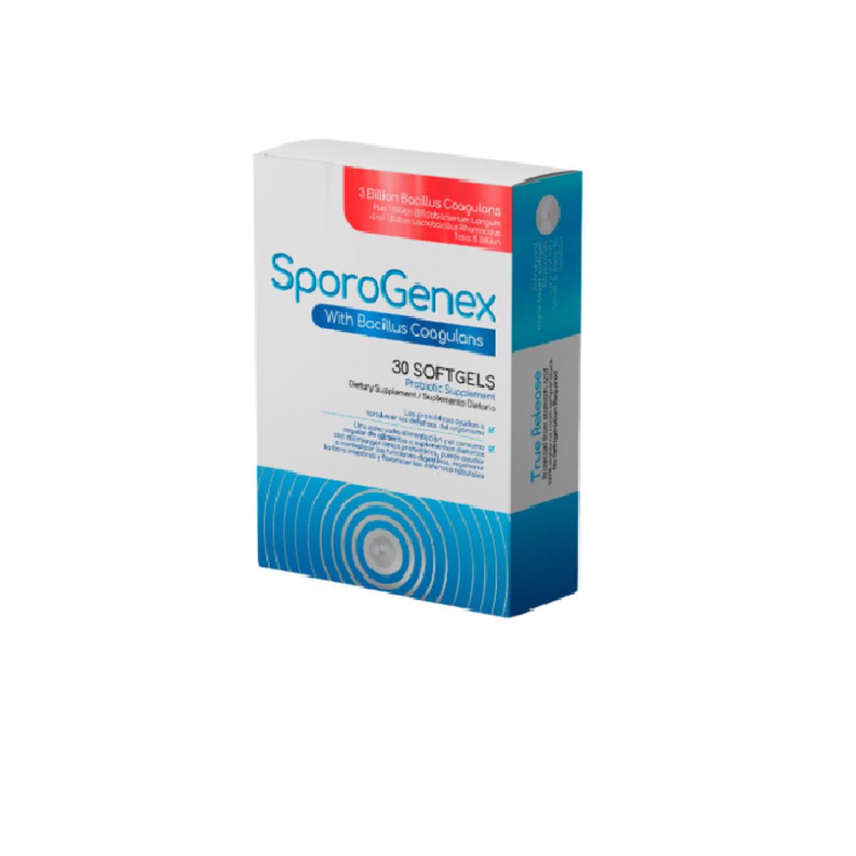 HEALTHY AMERICA - SPOROGENEX WITH BACILUS X 30 CAPSULAS BLANDAS