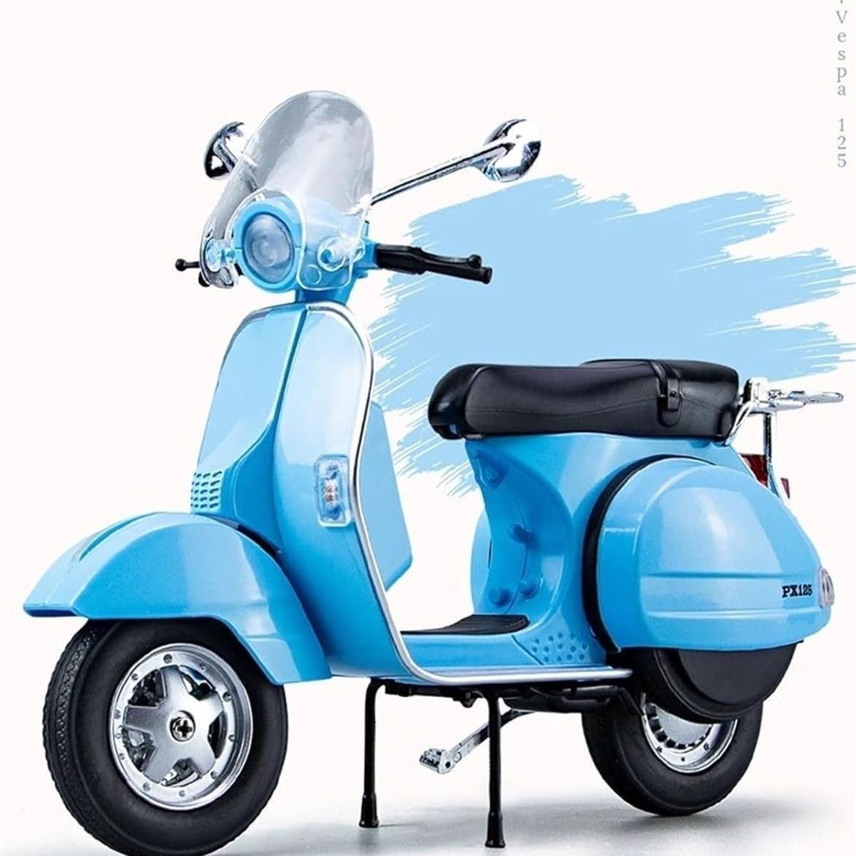 GENERICO - Vespa PX 125 Modelo a Escala 1:10 coleccionable