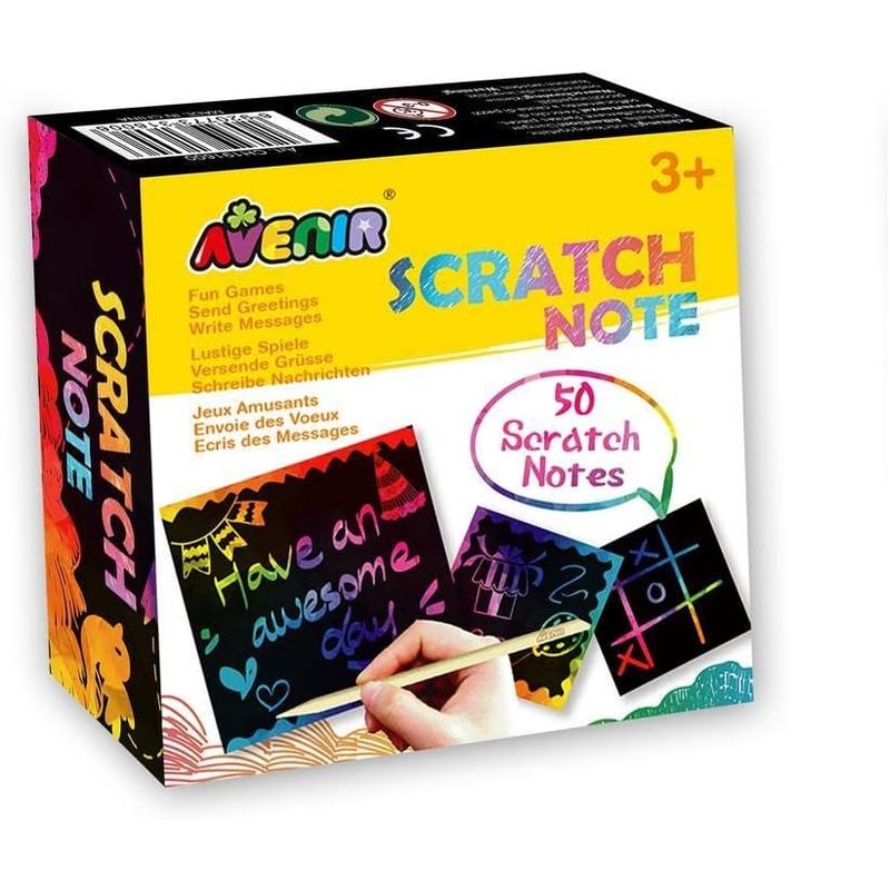 GENERICO - BLOC PARA RASPAR - DIBUJAR Y ESCRIBIR - NIÑOS Y NIÑAS