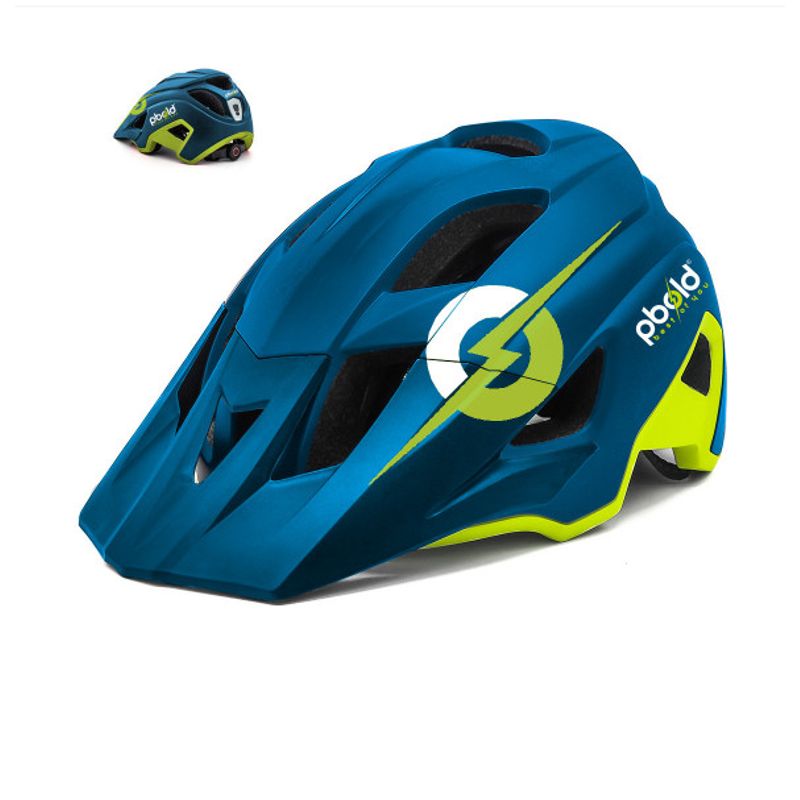 PBOLD - Casco para Bicicleta MTB Ciclismo Ruta Pbold Azul L
