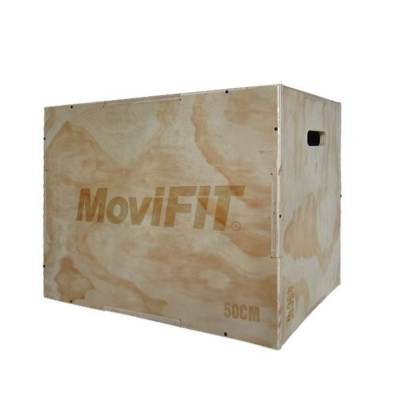 MOVIFIT - Cajón Crossfit Pliométrico Profesional Madera 3 Alturas