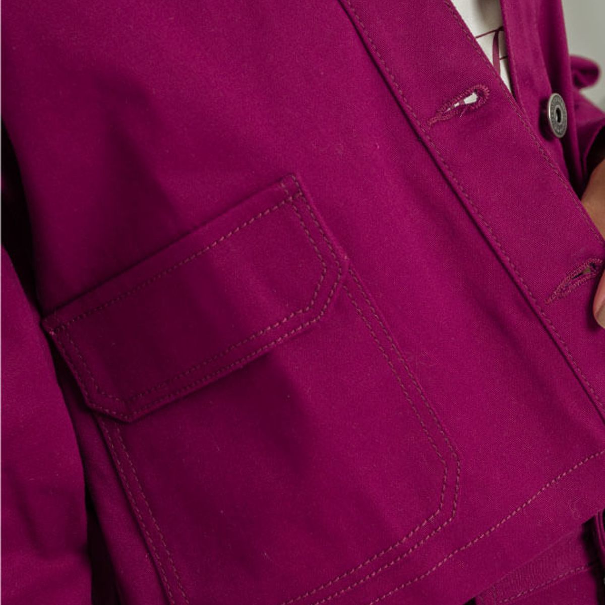 RAGGED - Chaqueta macondo Rojo vino Ragged