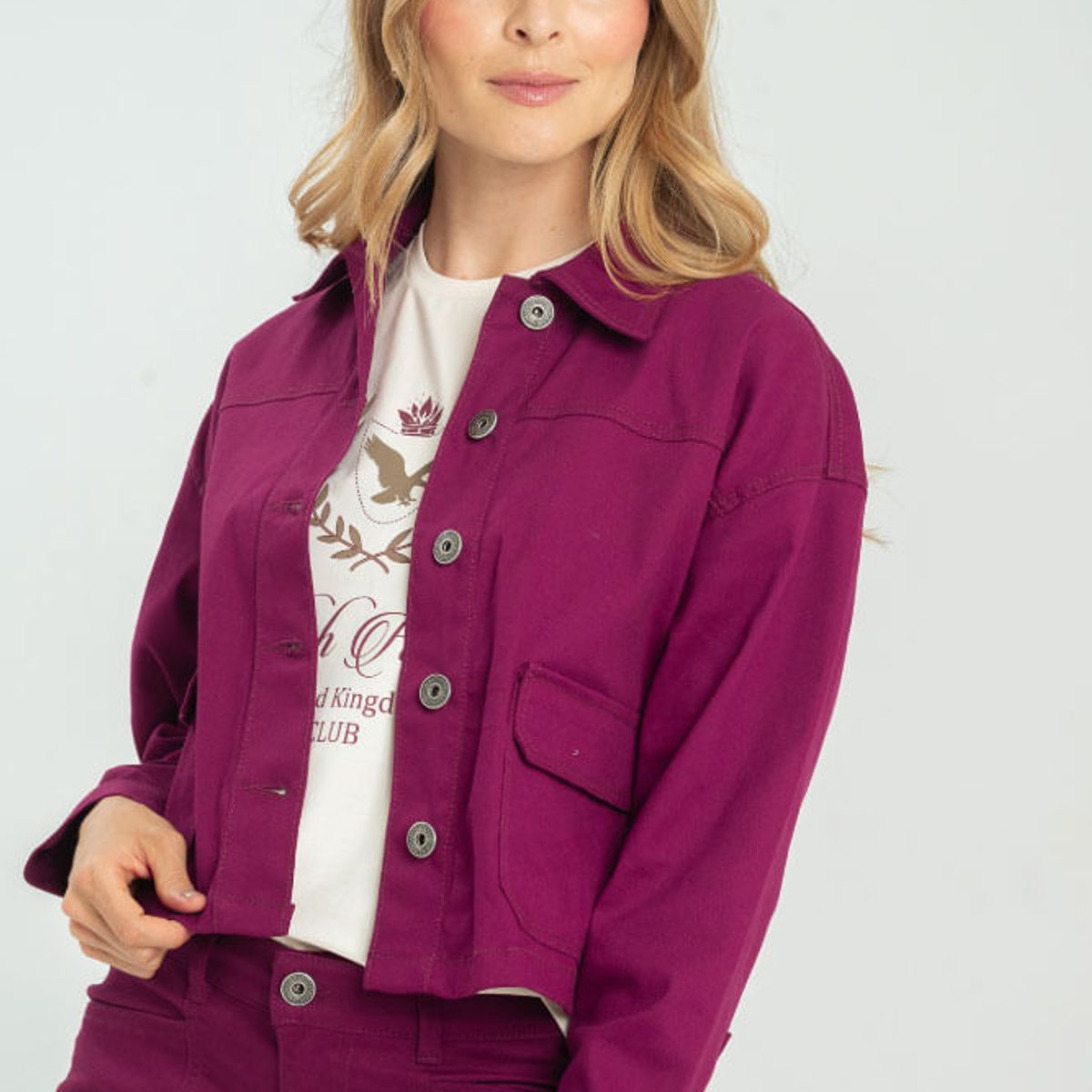 RAGGED - Chaqueta macondo Rojo vino Ragged