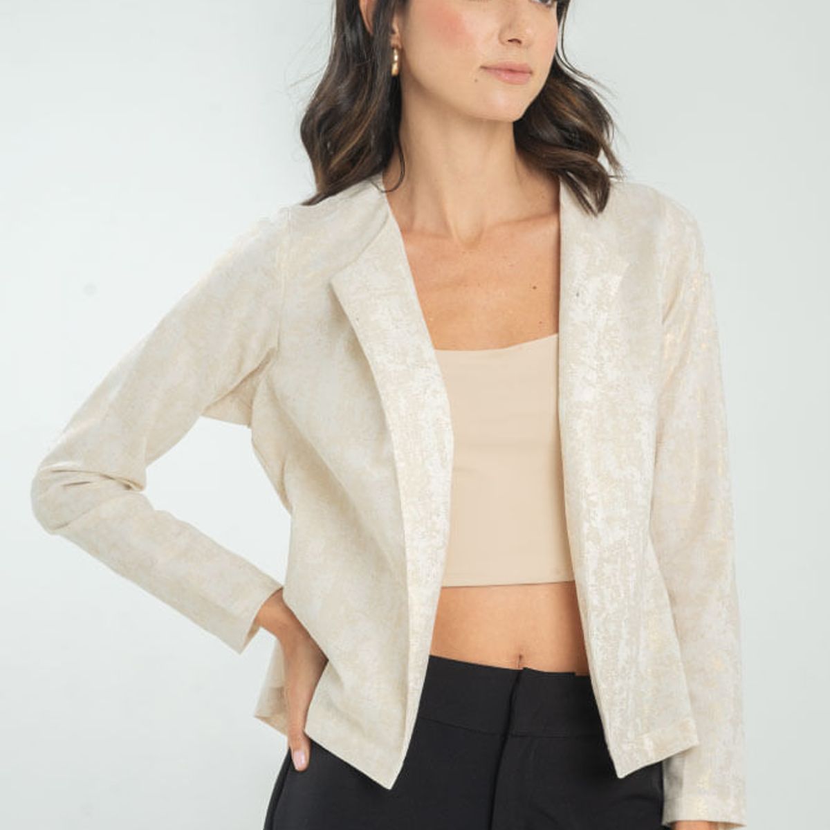 RAGGED - Chaqueta golden Beige claro Ragged