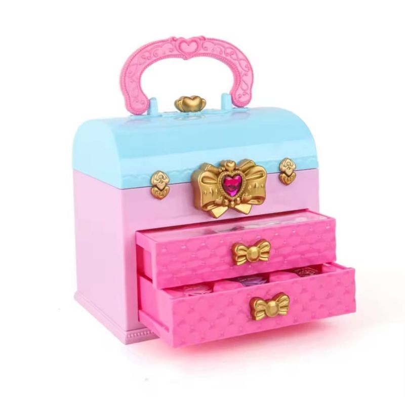 GENERICO - BAUL DE MAQUILLAJE Y MANICURE INFANTIL NO TOXICO Y LAVABLE