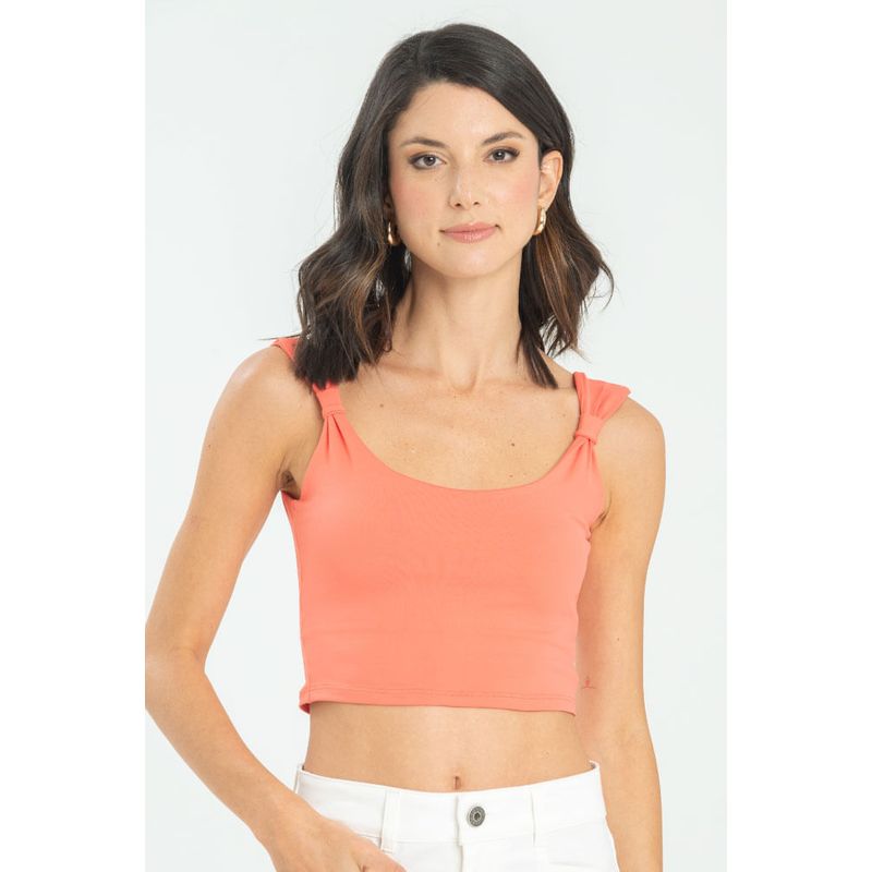 RAGGED - Top lawren Naranja persian Ragged