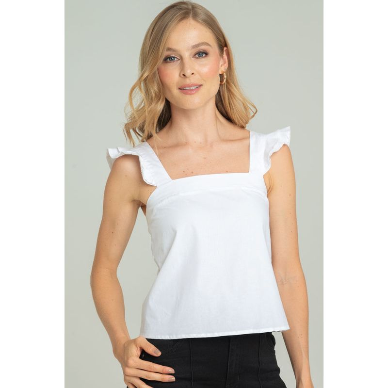 RAGGED - Blusa libertie Blanco Ragged