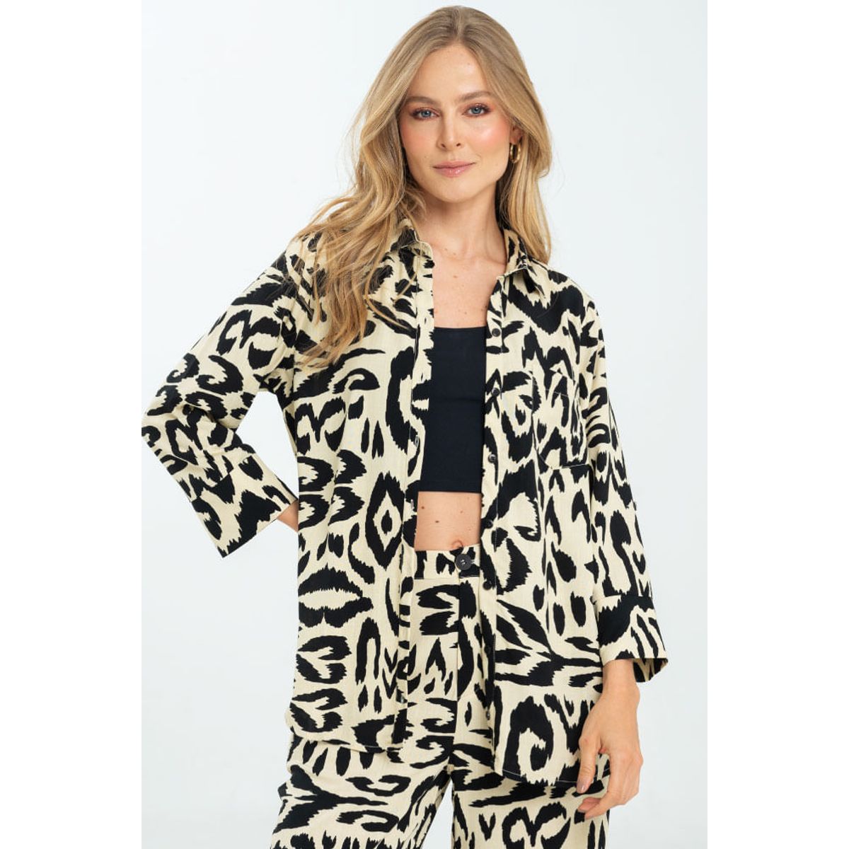 RAGGED - Bluson ahitanha Negro Ragged.