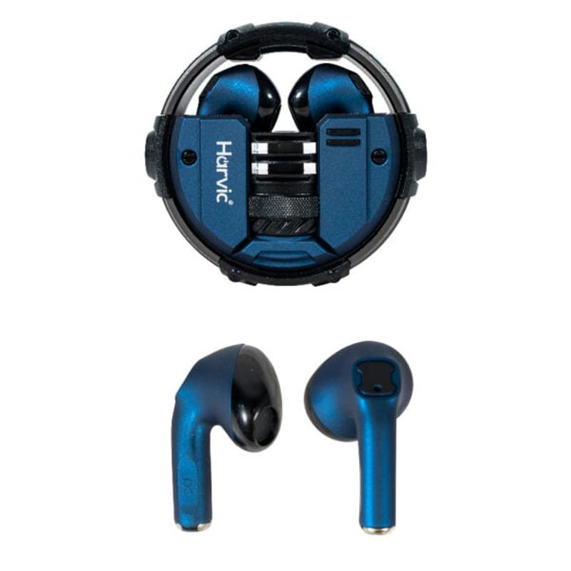 GENERICO - Audífonos Inalambricos Bluetooth Tipo Wireless Harvic BT-538 Negros