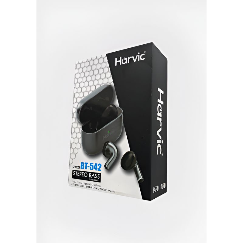 GENERICO - Audífonos Inalámbricoss Harvic In Ear Color Negro Bluetooth Carga Tipo C