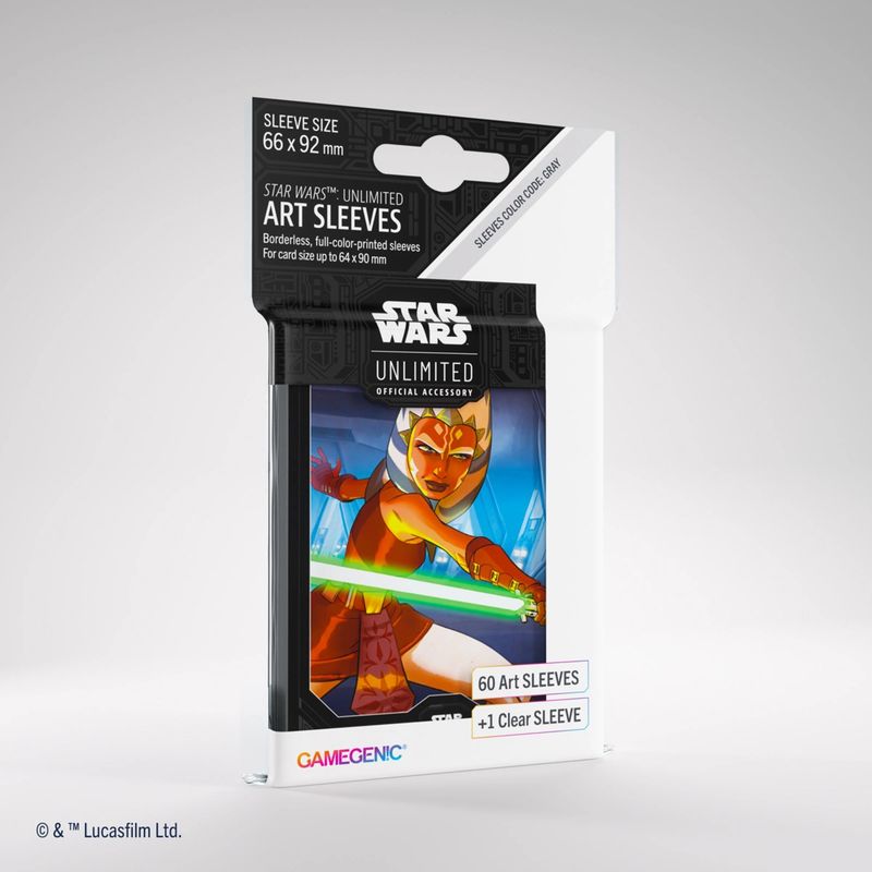 ASMODEE - Fundas StarWars Unlimited Sleeves 66x92 x60 Ahsoka Tano