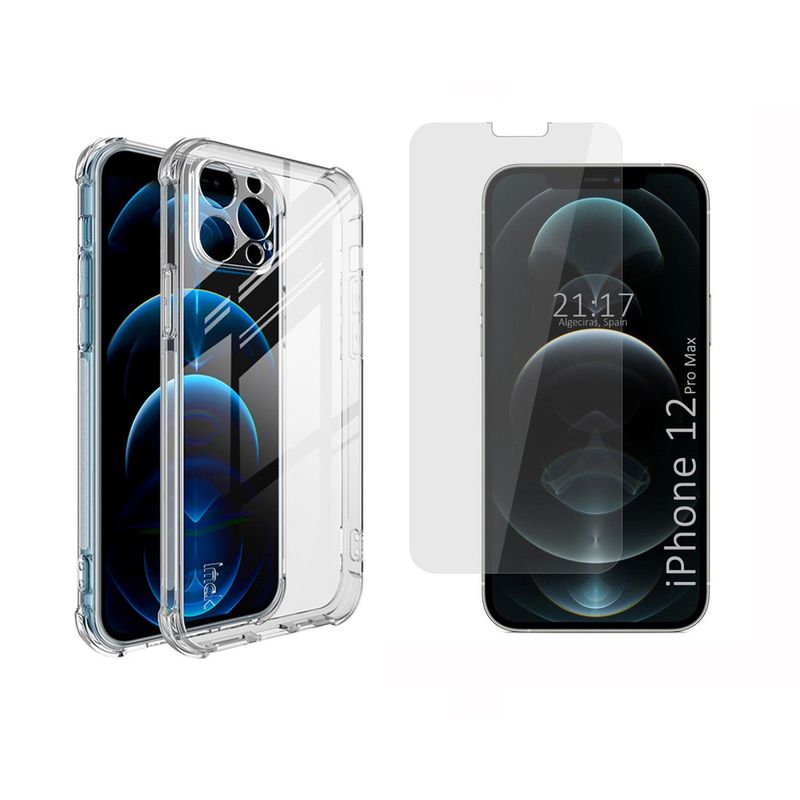GENERICO - Funda Airbag Antichoque + Hidrogel HD Para iPhone 12 Pro Max