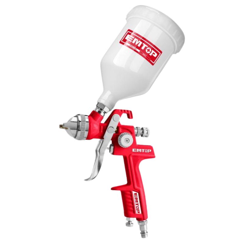  - AEROGRAFO 14MM GRAVEDAD 600CC VASO PLASTICO SUPER EMTOP
