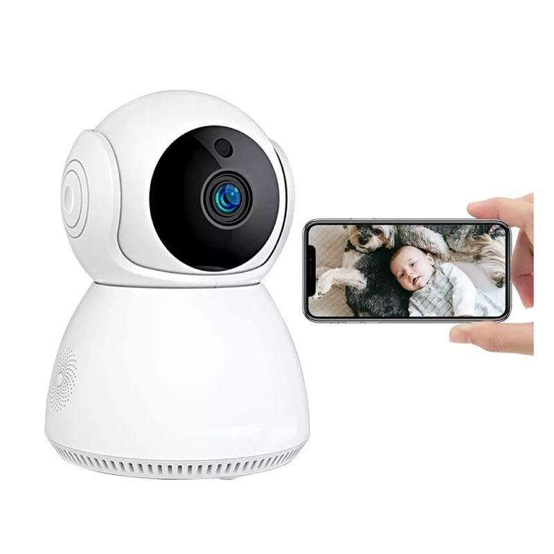 GENERICO - Cámara De Seguridad Wifi Inteligente Robotica 1080p Hd Q9x