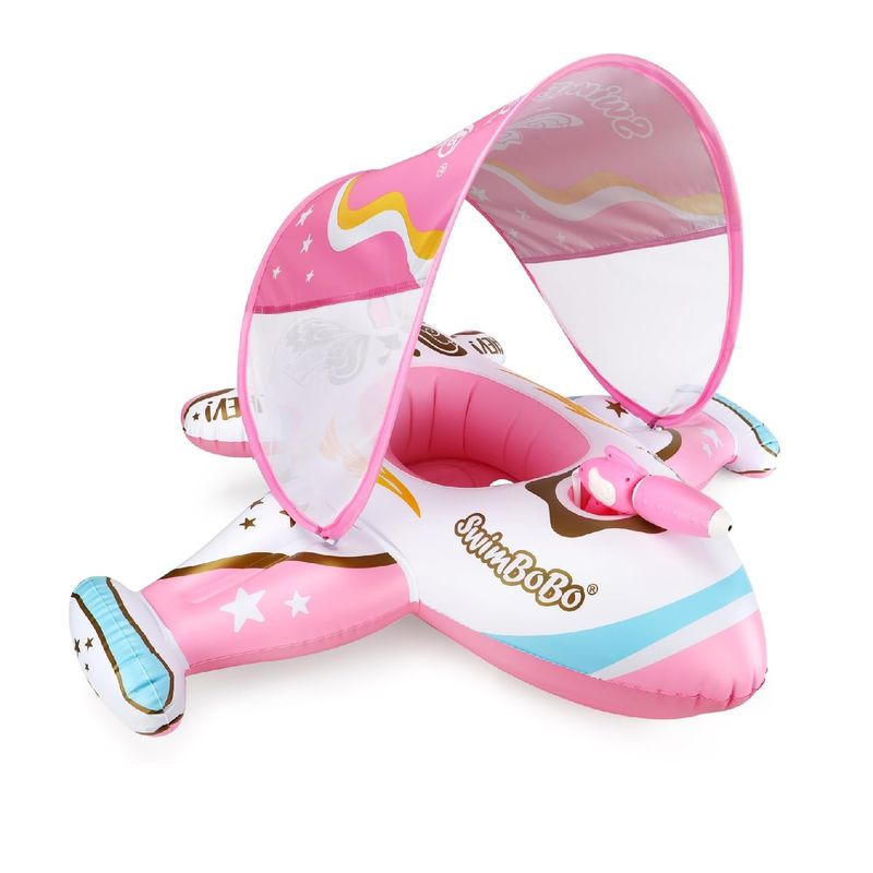 MUNDO BEBE - Flotador Bebe Niña Techo entrenador Avion