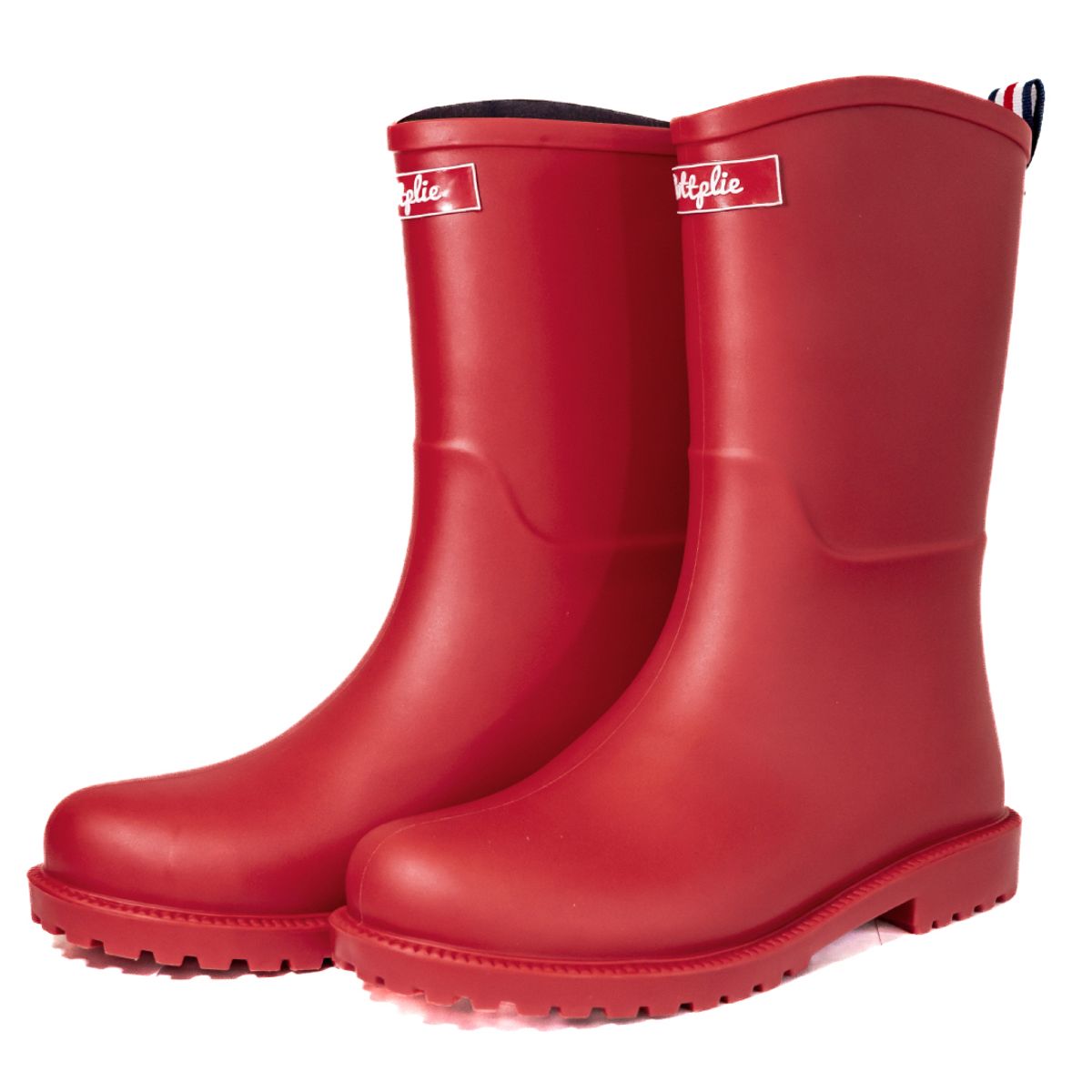 BOTTPLIE - Botas LLuvia Mediana Mujer Yorq - Rojo Matte