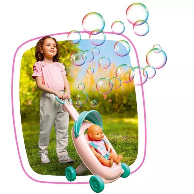 NENUCO - Muñeca Bebé Nenuco Con Carrito Coche De Burbujas