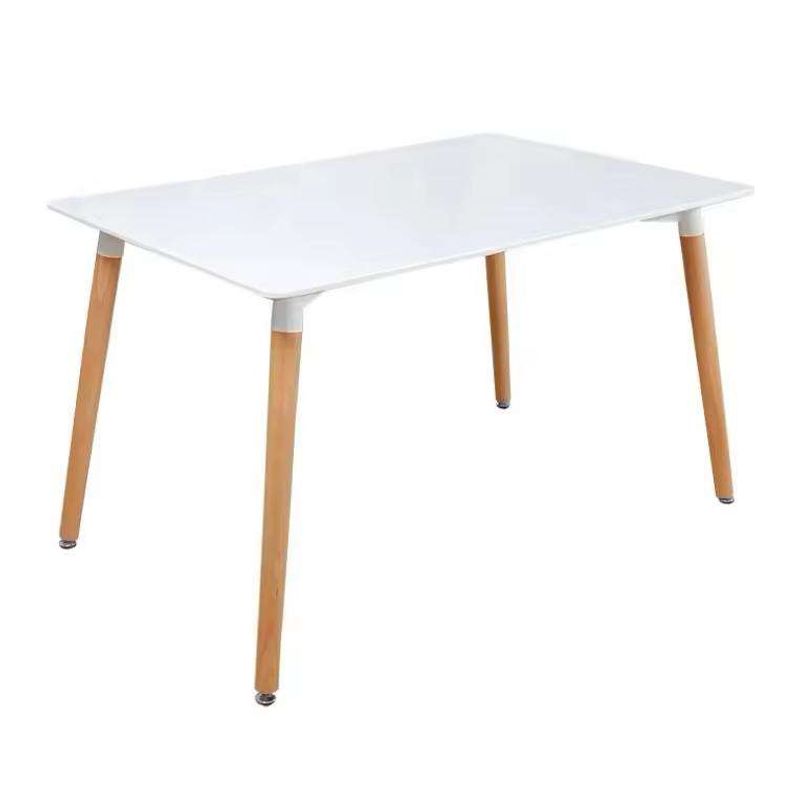 GENERICO - Mesa Rectangular Eames 120x80cm para Comedor Escritorio COLOR BLANCO