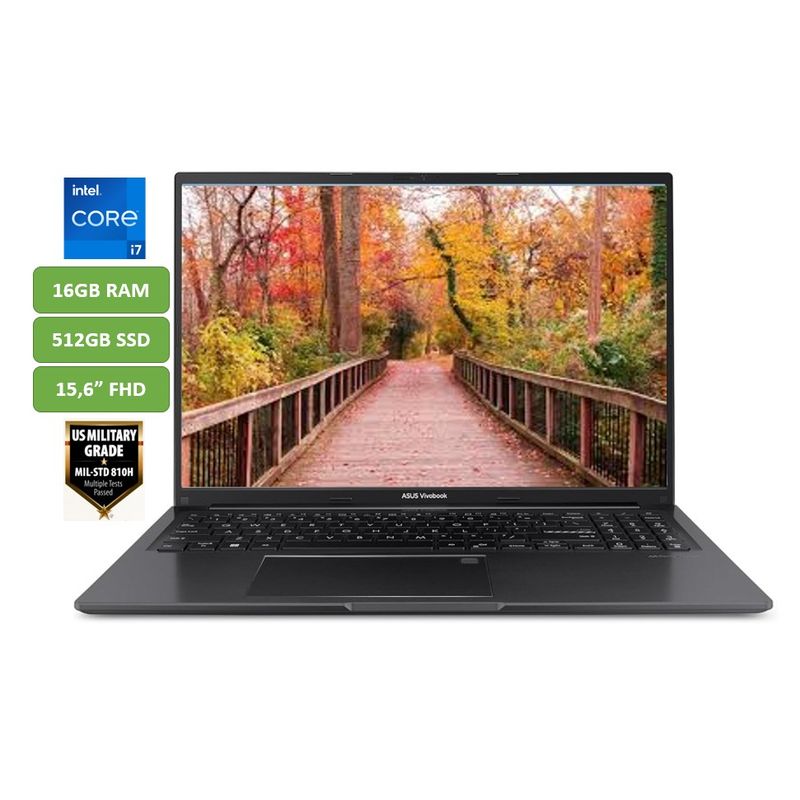 ASUS - PORTATIL ASUS X1605VA-MB1235 - INTEL CORE I7 13620H - 16GB - 512GBB -16 WUXGA - INDIE BLACK