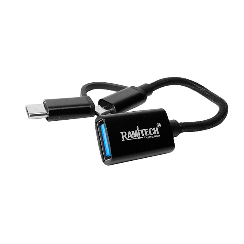 RAMITECH - Adaptador Otg V8-Typec Ramitech