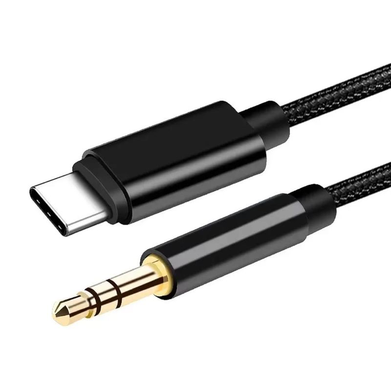 RAMITECH - Cable Adaptador Macho De Audio Tipo C A Plug 35 Mm
