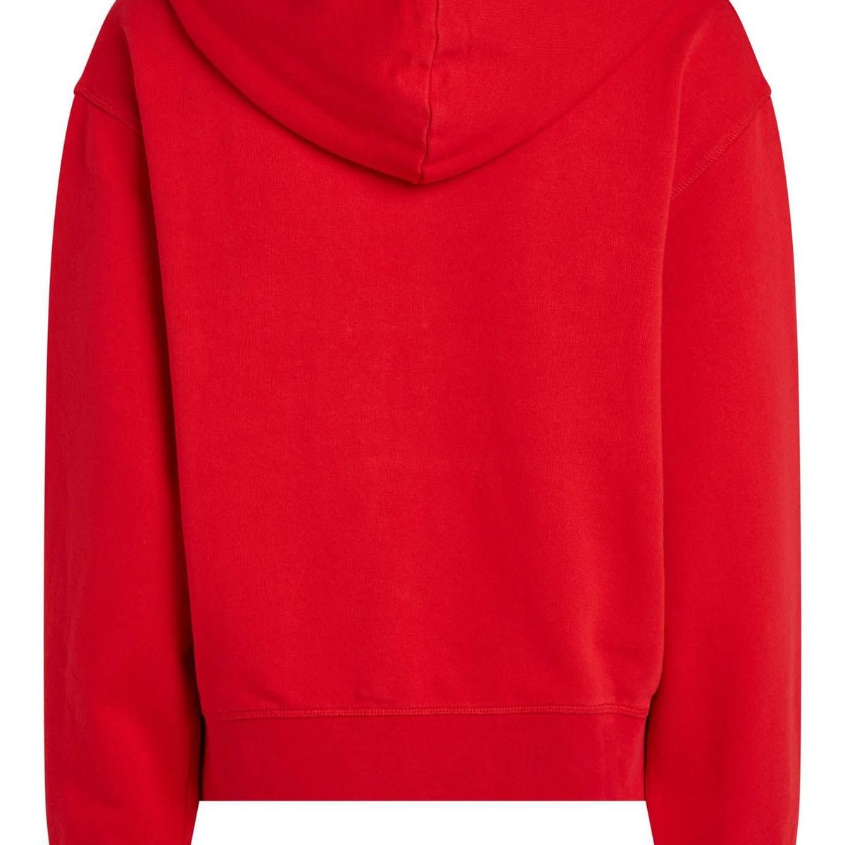 TOMMY HILFIGER - Buzo rojo Hilfiger con capota y logo bordado Tommy Hilfiger