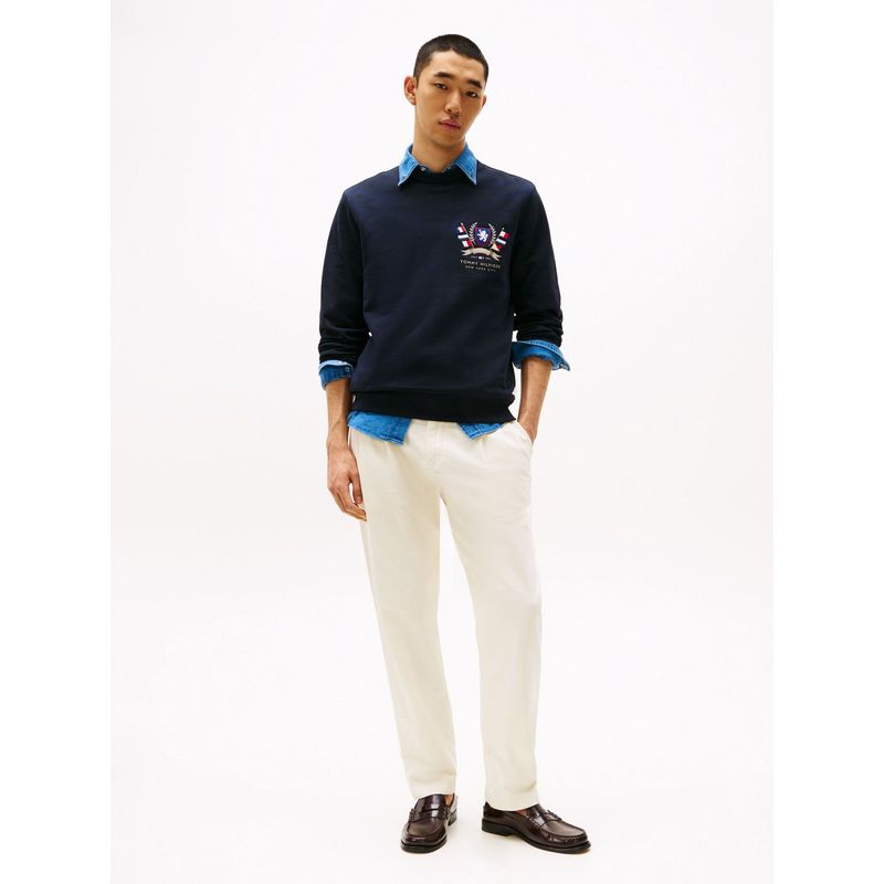 TOMMY HILFIGER - Saco azul logo con escudo Tommy Hilfiger