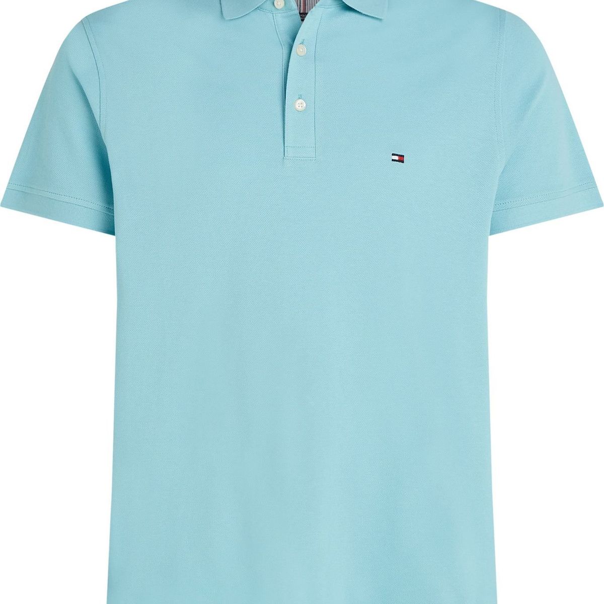 TOMMY HILFIGER - Polo celeste slim 1985 Tommy Hilfiger