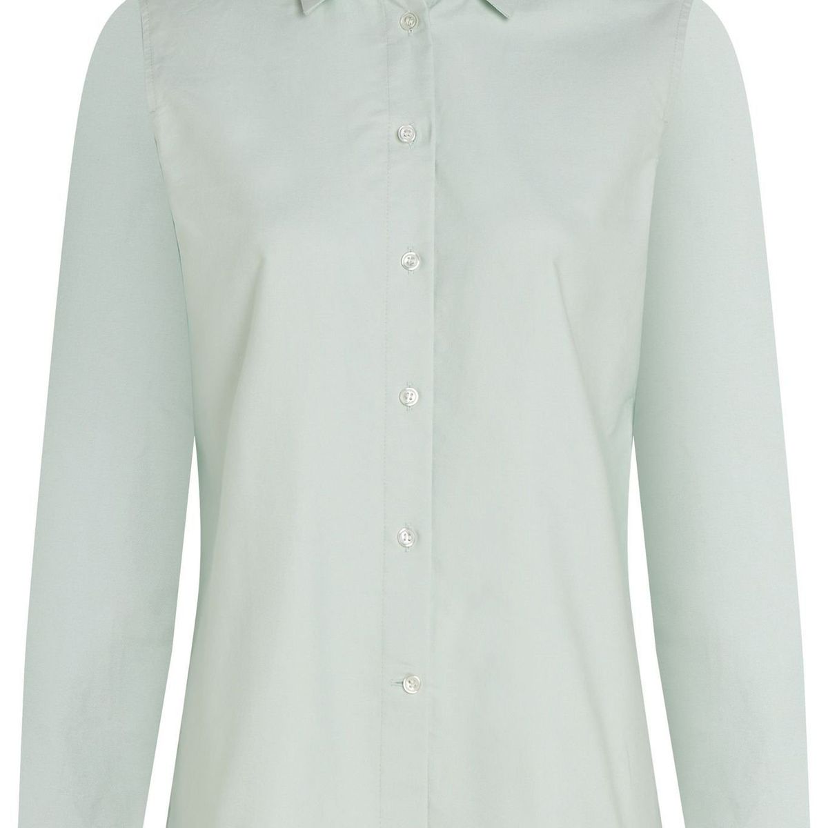 TOMMY HILFIGER - Camisa verde de corte regular con logo bordado Tommy Hilfiger